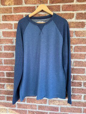 orvis long sleeve shirt * mens large * blue * euc